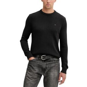 Tommy Hilfiger Jeans Crew Neck Knitted Sweater Men black Sweaters & Knitwear